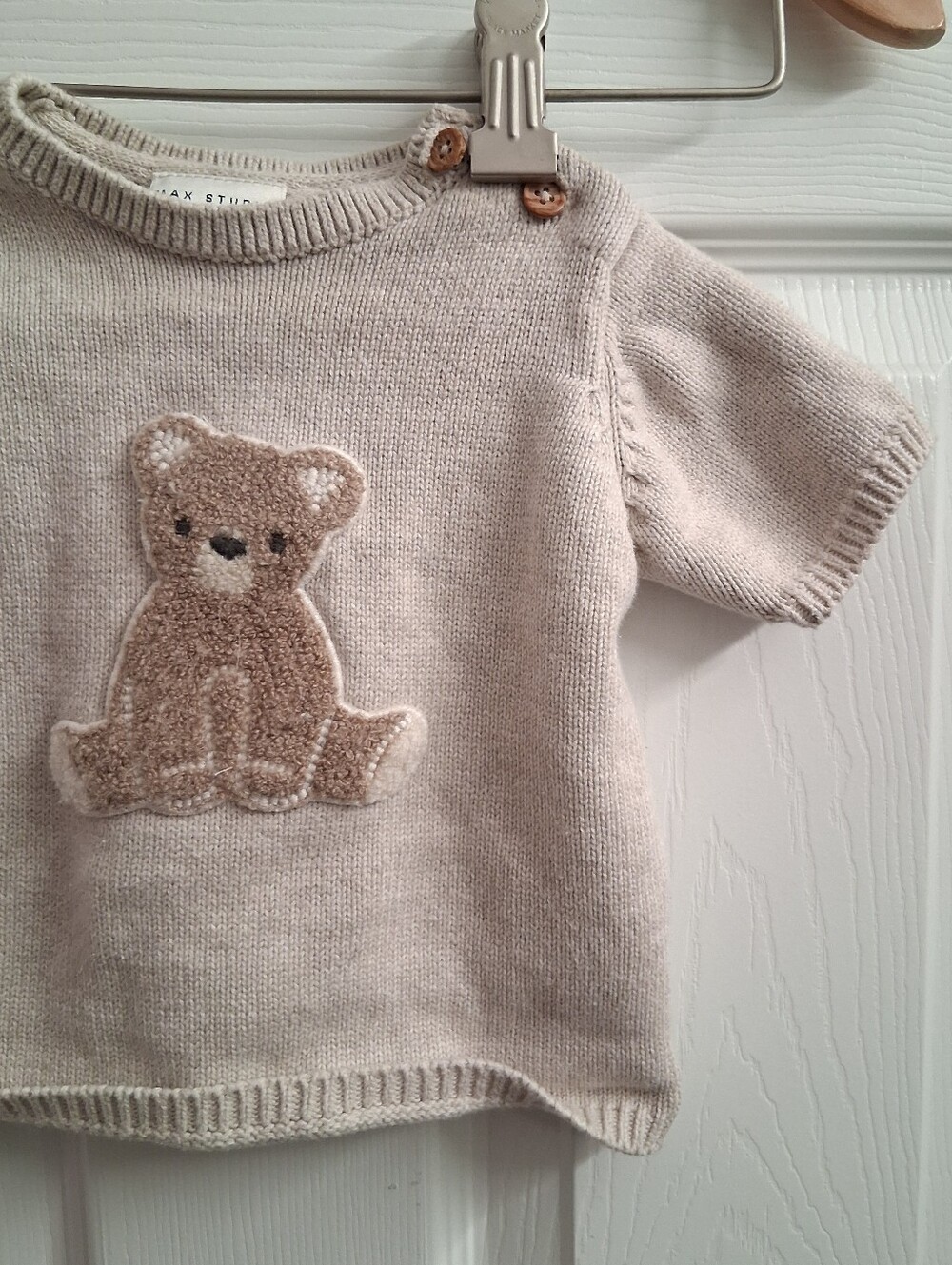 Max Studio 3-6 Months Bear Sweater
